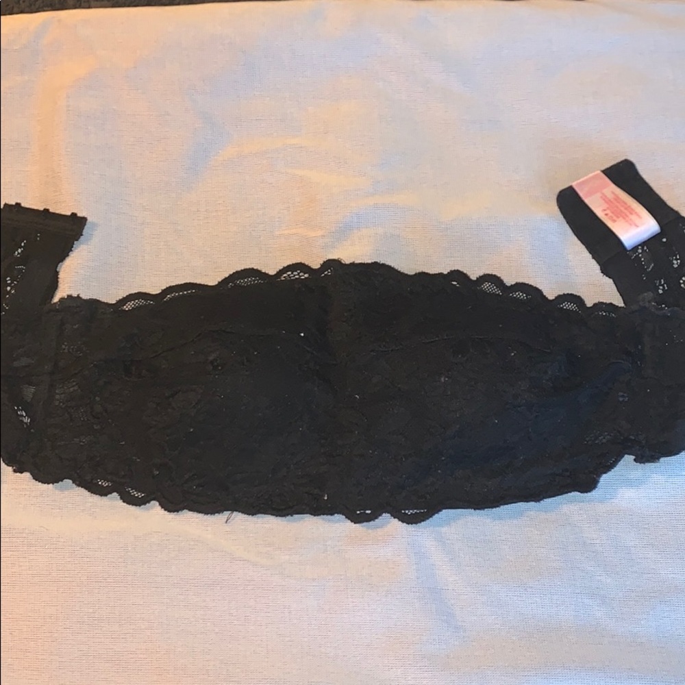 Black Lace Bandeau ❥